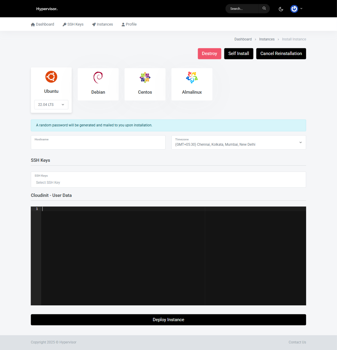 User Deployment